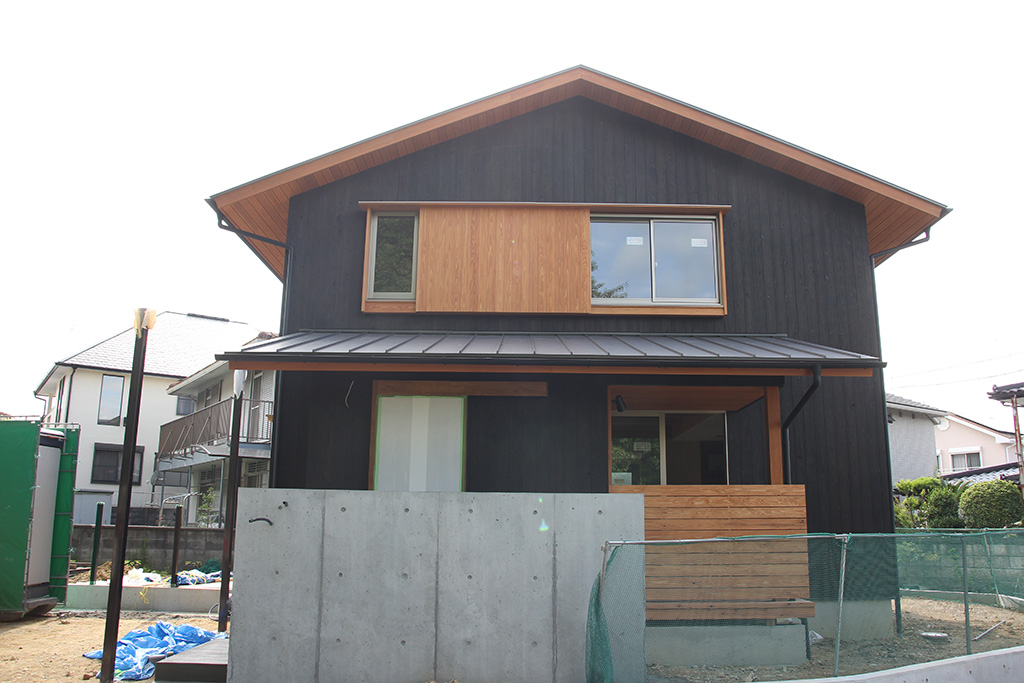 神戸市の木の家　外構工事