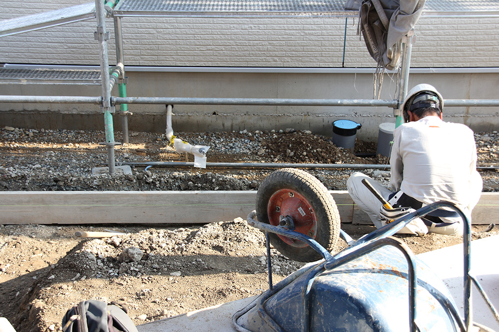 高砂市の木の家　外構工事