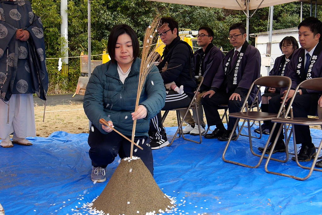 神戸市の木の家　地鎮祭