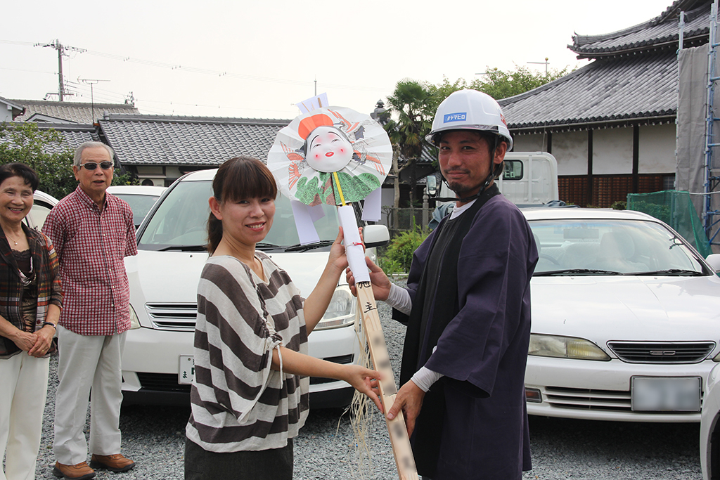 高砂市の木の家　上棟式