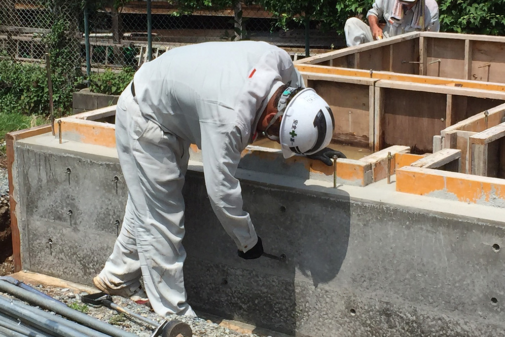 高砂市の木の家　基礎型枠