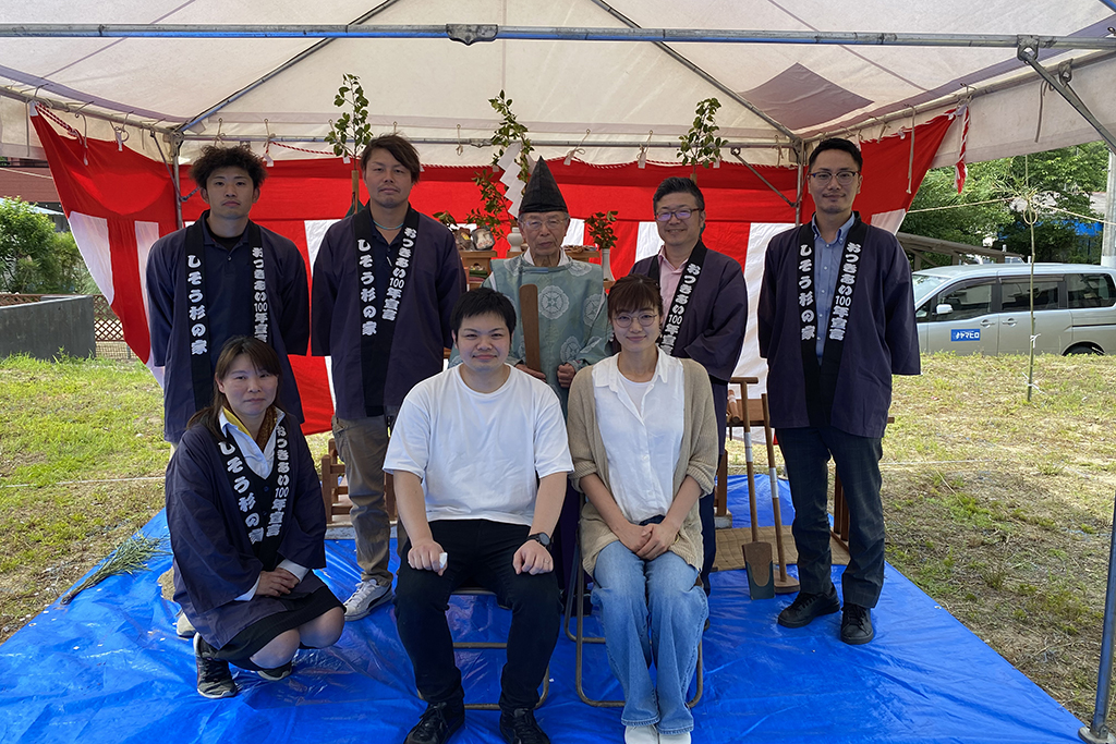 川辺郡の木の家　地鎮祭