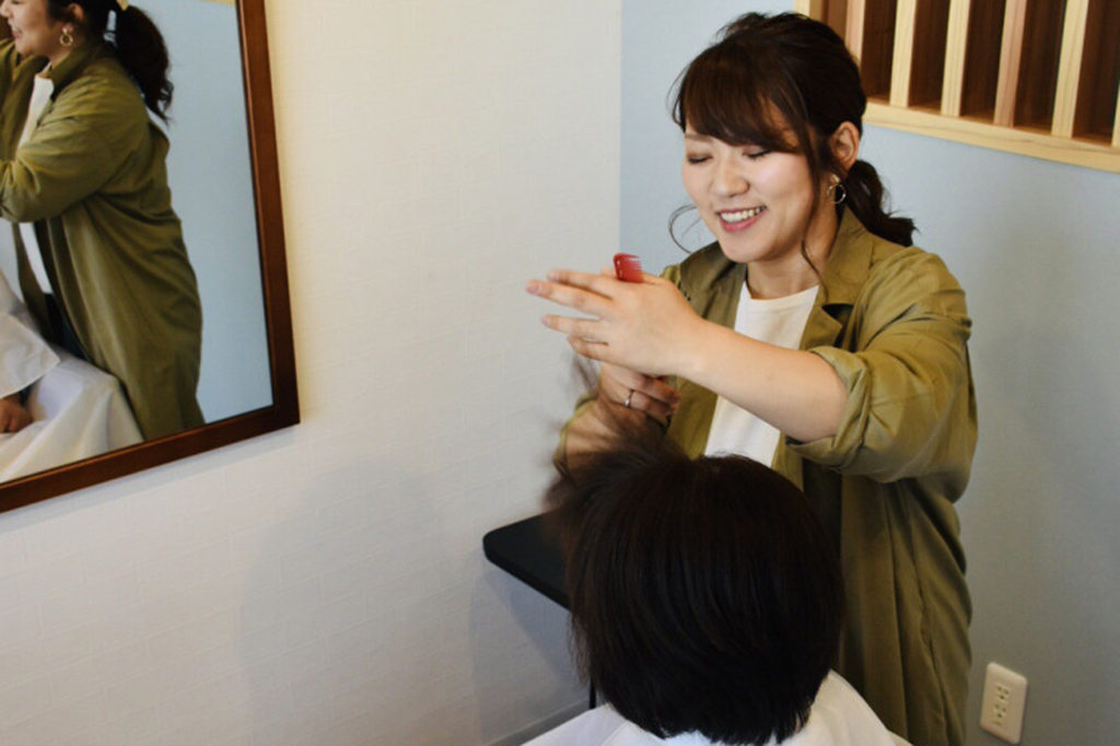 たつの市誉田町Hair Make Re StaRt施術