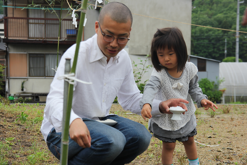 姫路市の木の家　地鎮祭