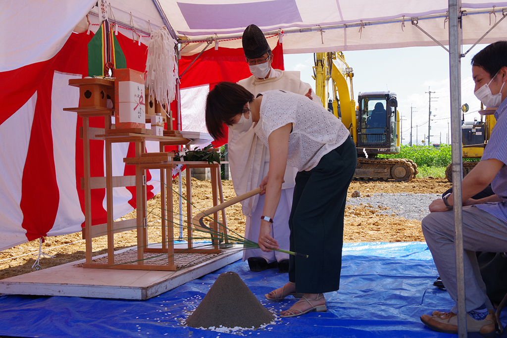 神戸市の木の家　地鎮祭