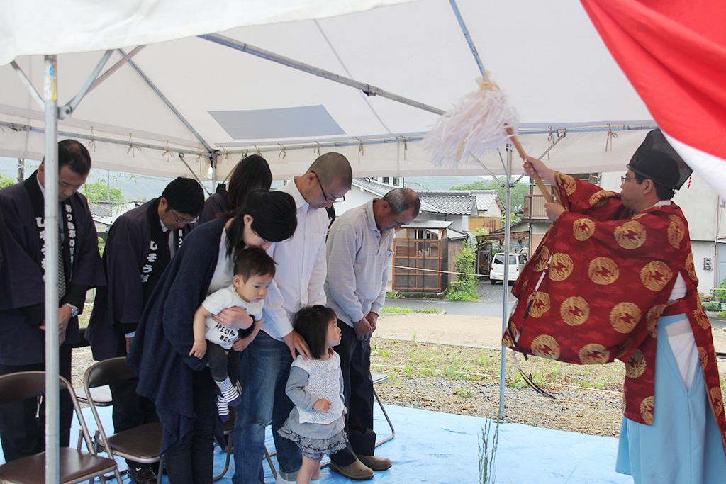 姫路市の木の家　地鎮祭