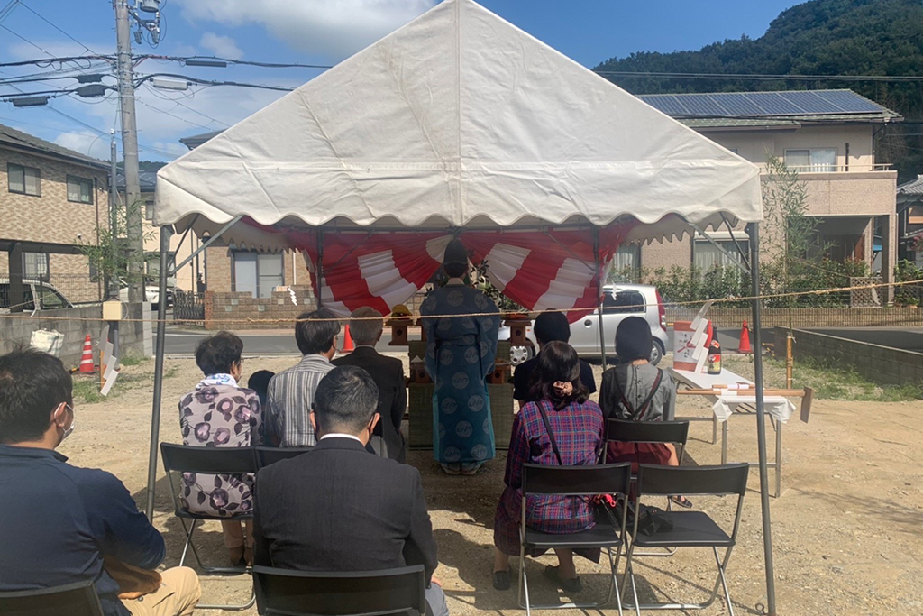 揖保郡の木の家　地鎮祭