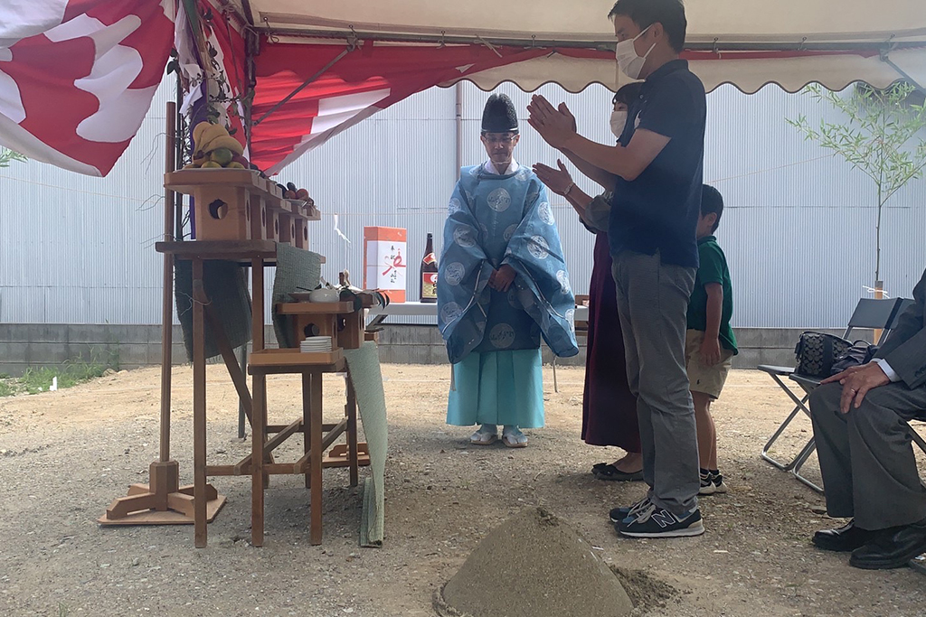 揖保郡の木の家　地鎮祭