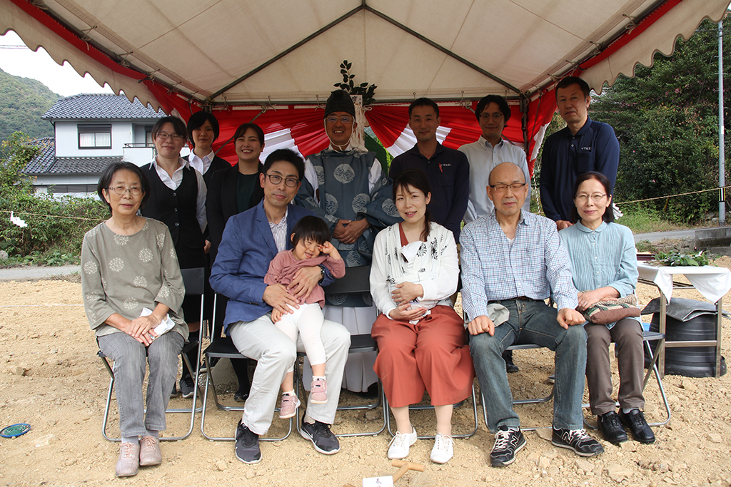 神崎郡の木の家　地鎮祭