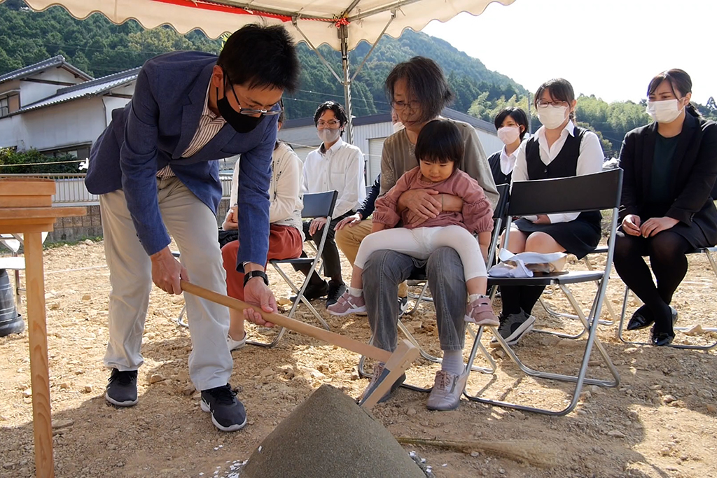 神崎郡の木の家　地鎮祭