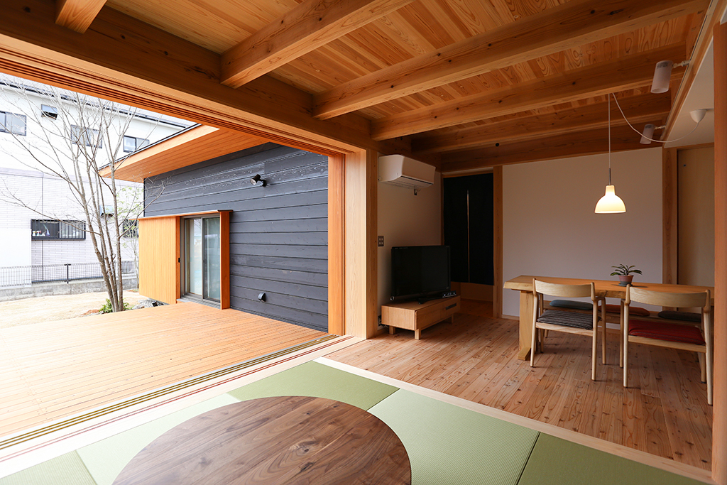加古川市の木の家 完成イメージ内観