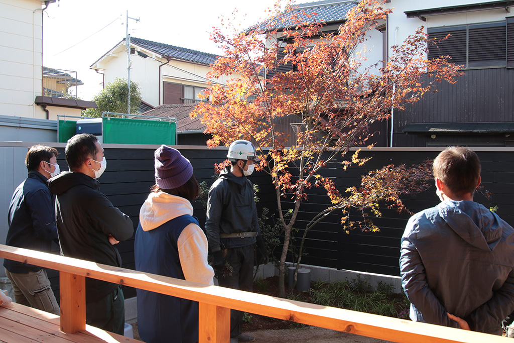加古川市の木の家　庭造りワークショップ