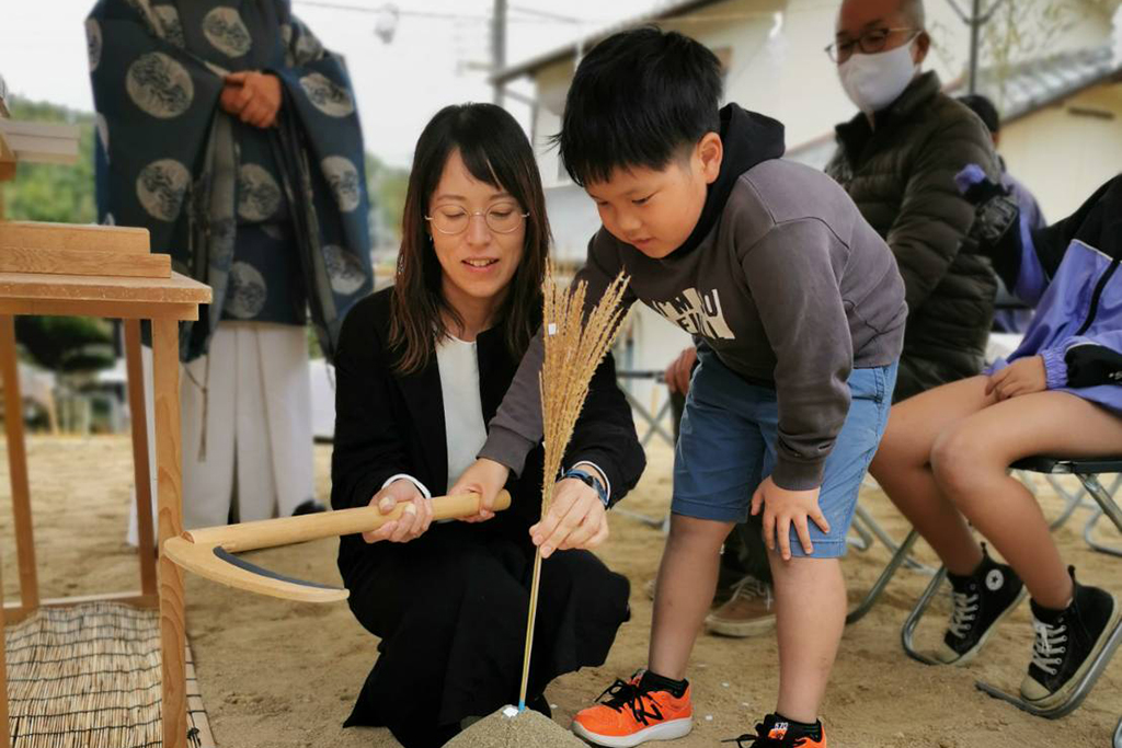 たつの市の木の家　地鎮祭