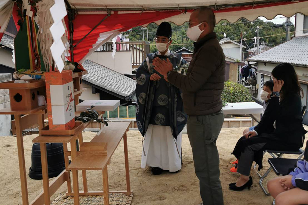 たつの市の木の家　地鎮祭