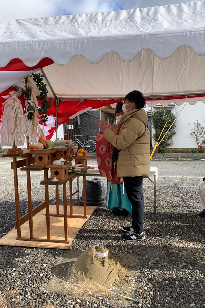 姫路市の木の家　地鎮祭