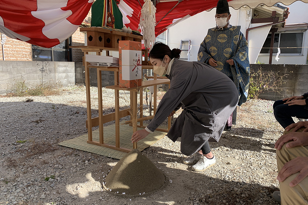 加古郡の木の家　地鎮祭