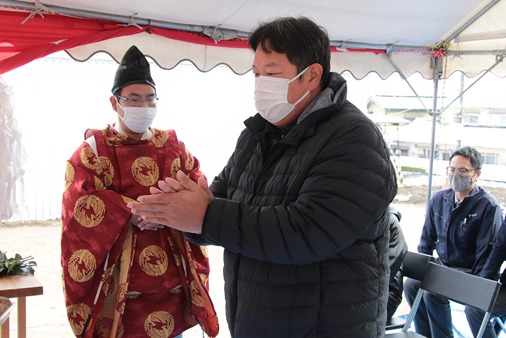 宍粟市の木の家　地鎮祭