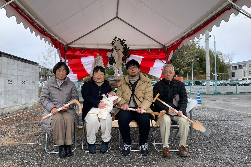 姫路市の木の家　地鎮祭