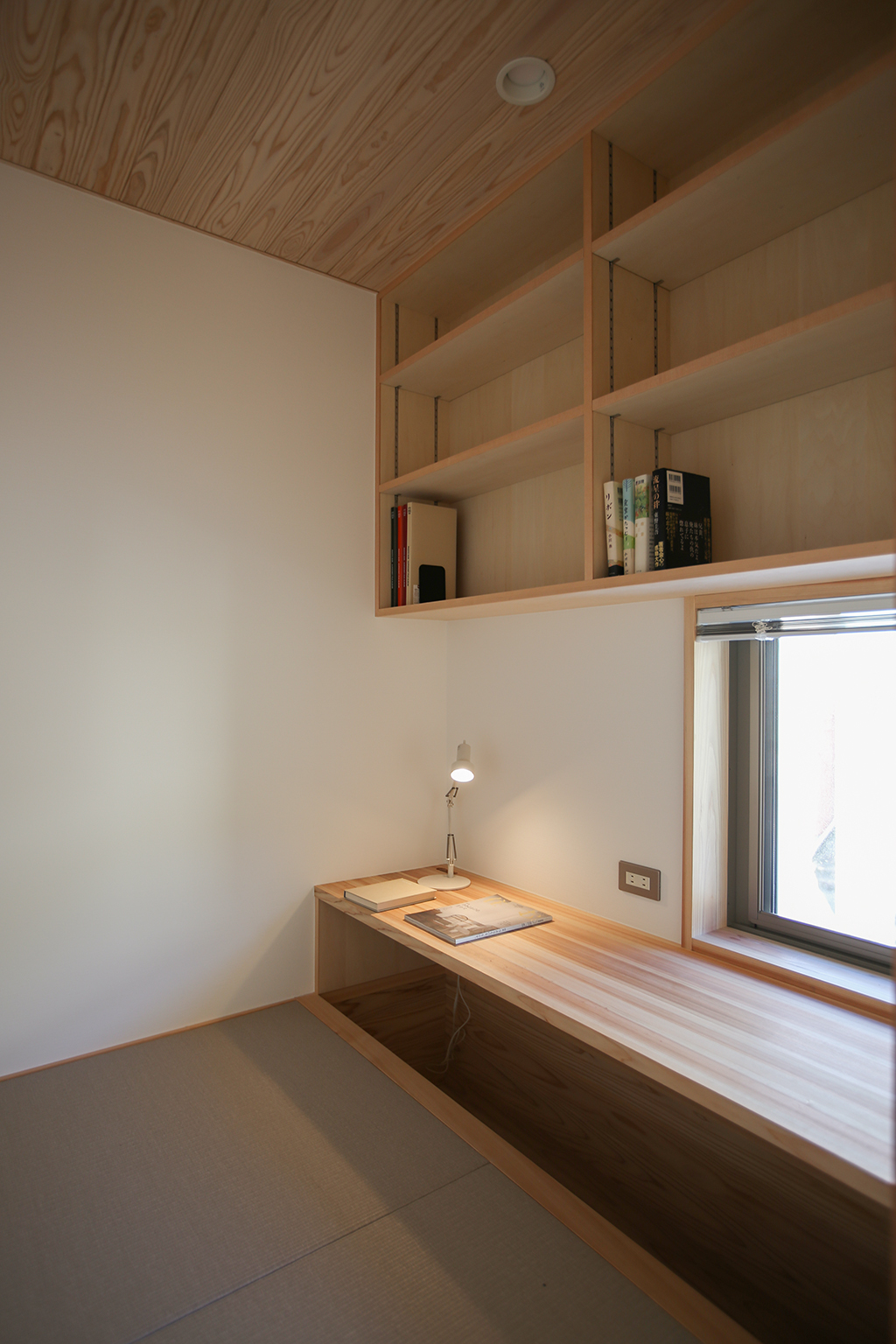 姫路市の木の家 2階書斎
