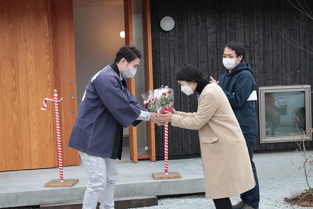 神戸市の木の家　引渡式