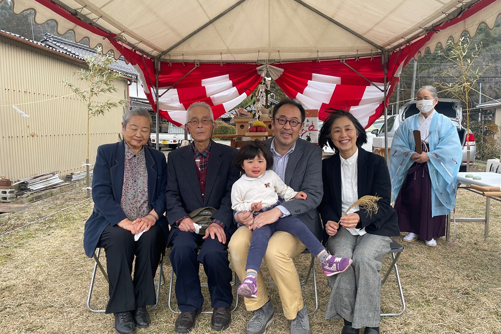 丹波篠山市の木の家　地鎮祭