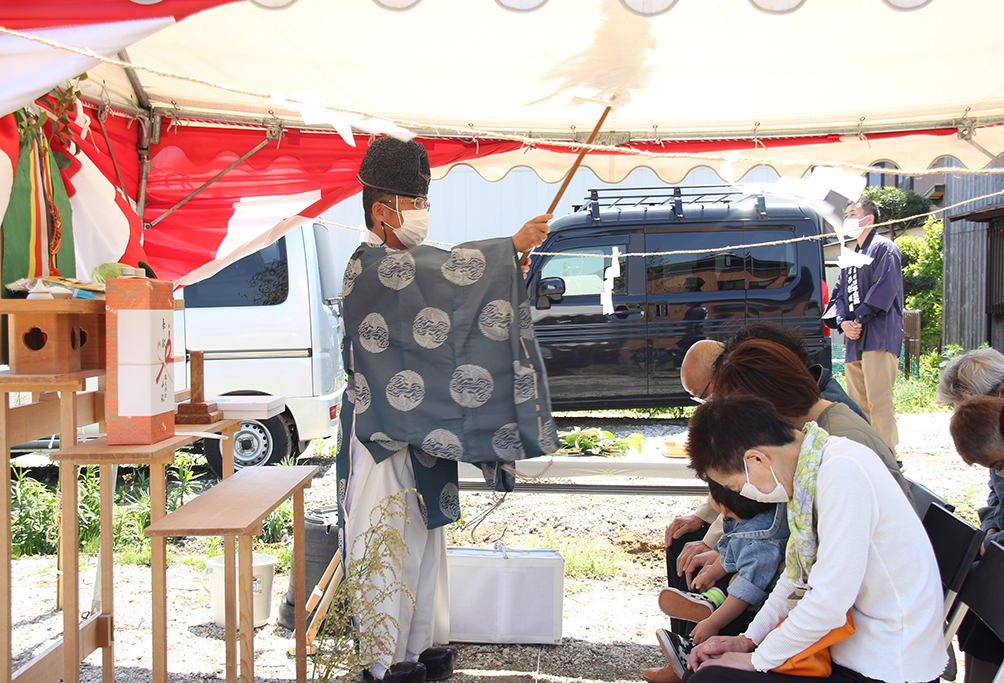 加古川市の木の家 地鎮祭