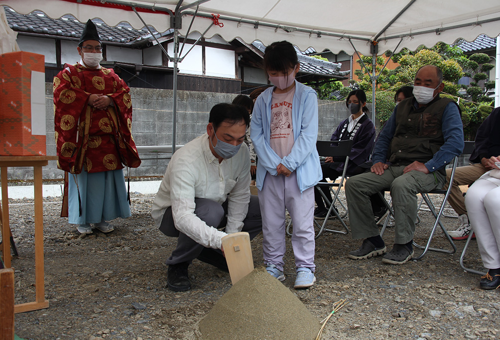 宍粟市の木の家　地鎮祭