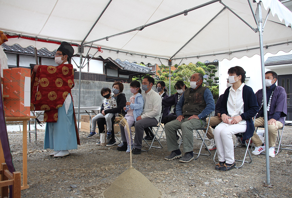 宍粟市の木の家　地鎮祭