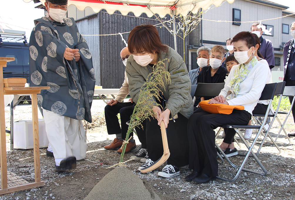 加古川市の木の家　地鎮祭