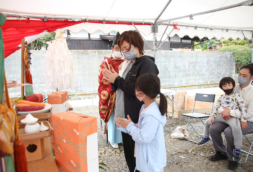 宍粟市の木の家　地鎮祭