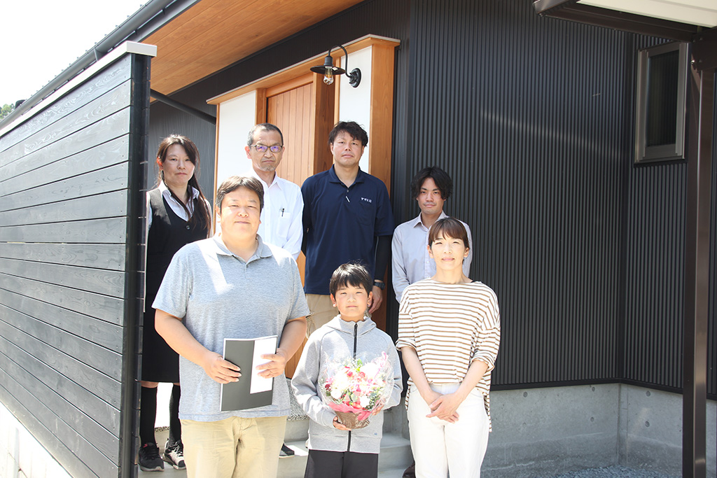 宍粟市の木の家　引渡式