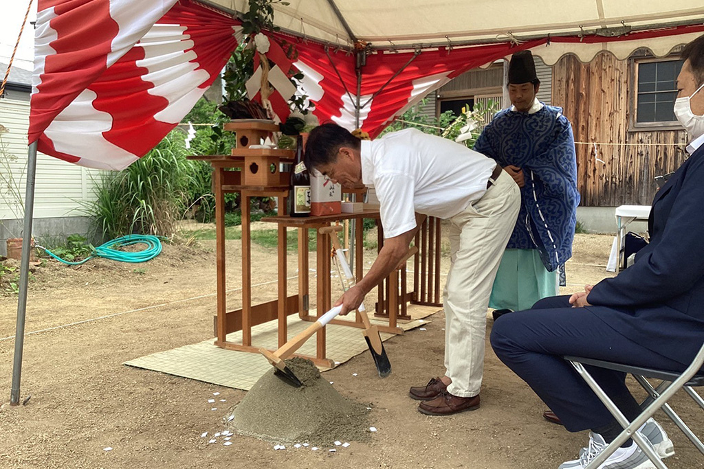 赤穂市の木の家　地鎮祭