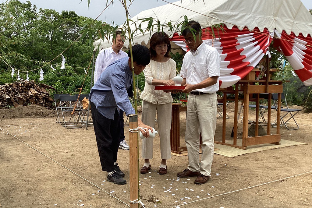 赤穂市の木の家　地鎮祭