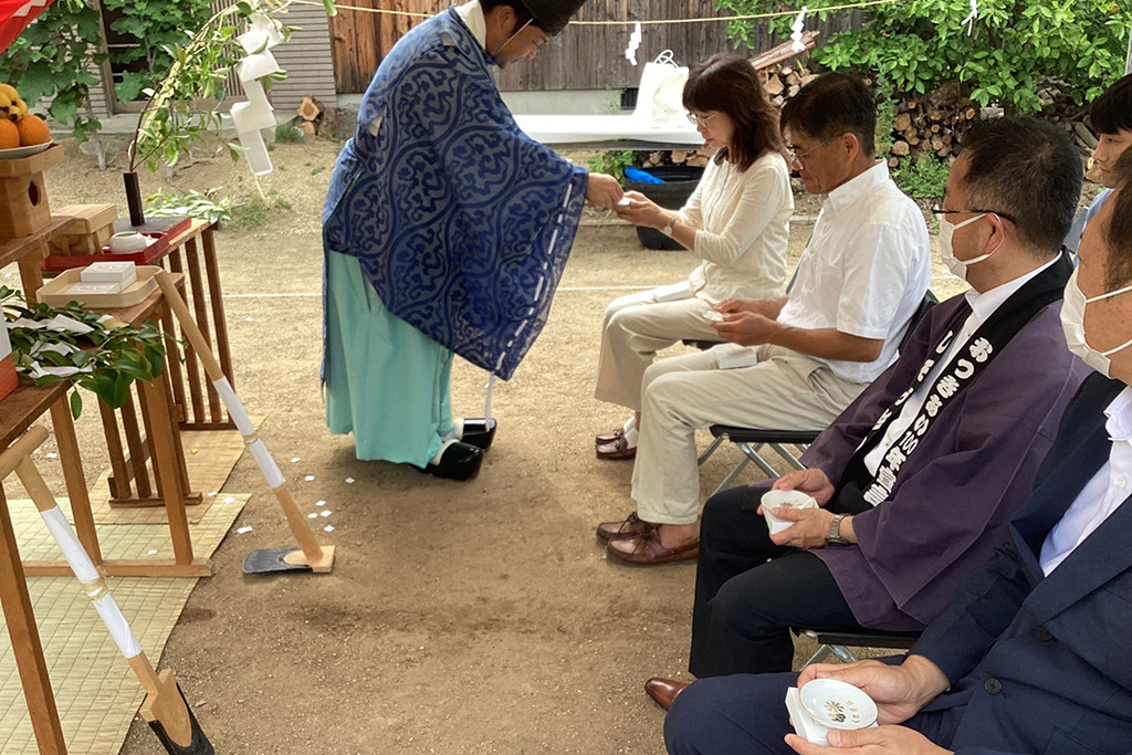 赤穂市の木の家　地鎮祭