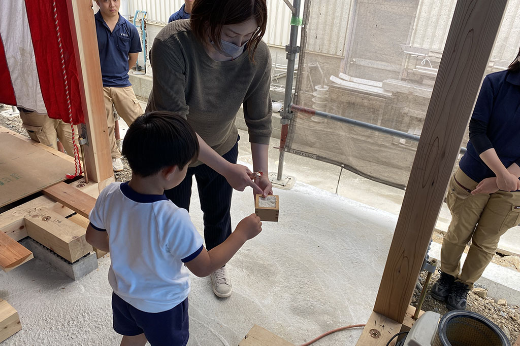 宍粟市の木の家　上棟式