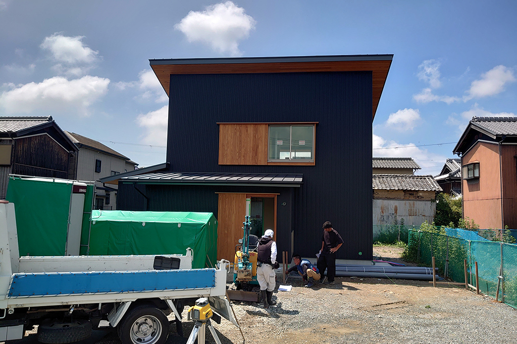 加古川の木の家 外構工事