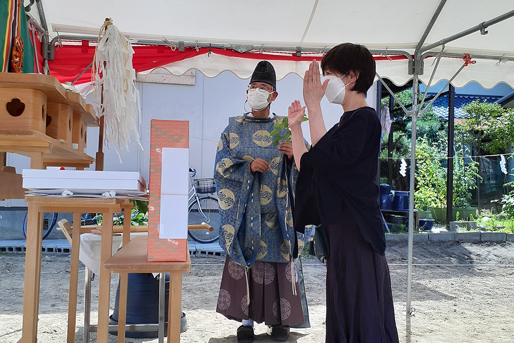 姫路市の木の家　地鎮祭