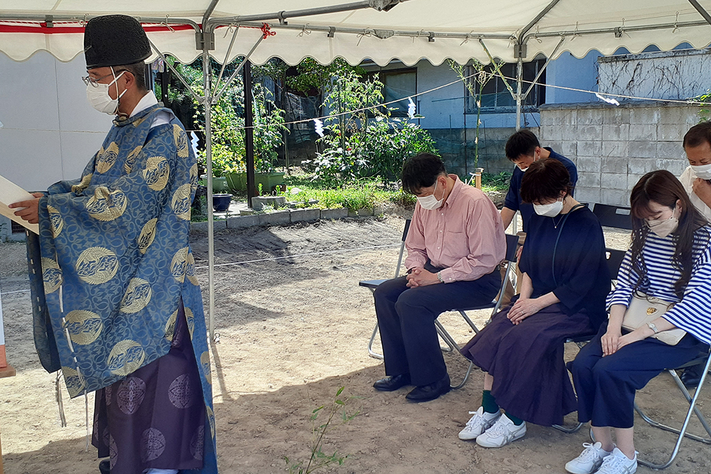 姫路市の木の家　地鎮祭