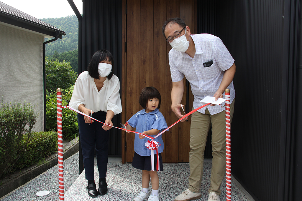 丹波篠山市の木の家　引渡式