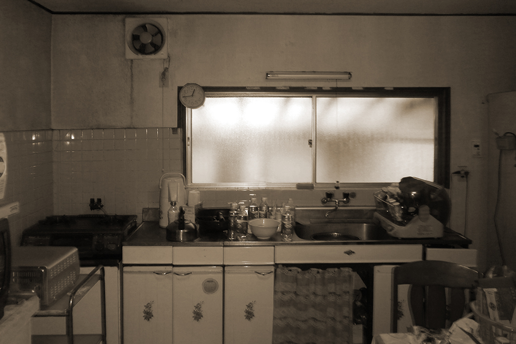 宍粟市の家 リノベーション工事前のキッチン