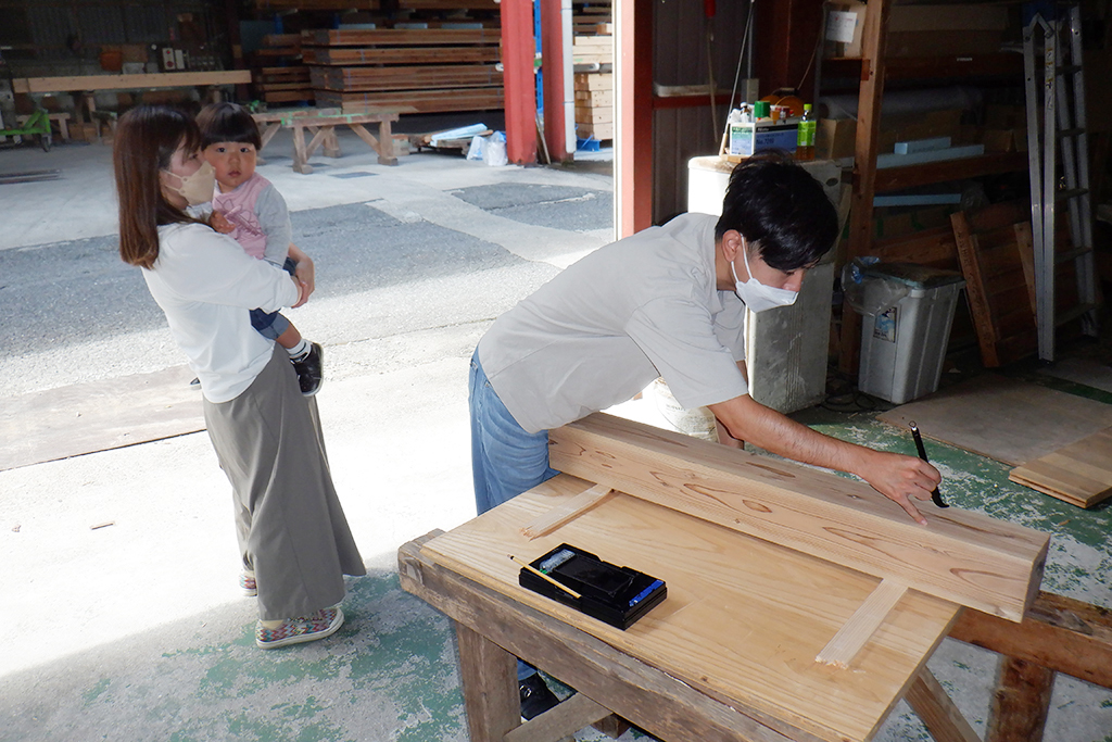 宍粟市の木の家　番付確認