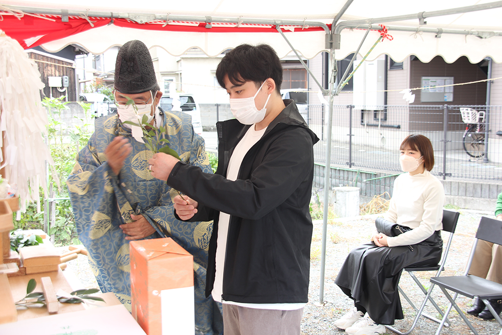 加古郡の木の家　地鎮祭