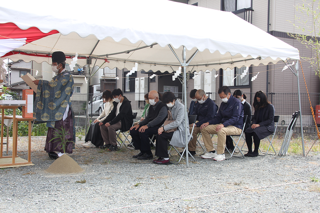 加古郡の木の家　地鎮祭