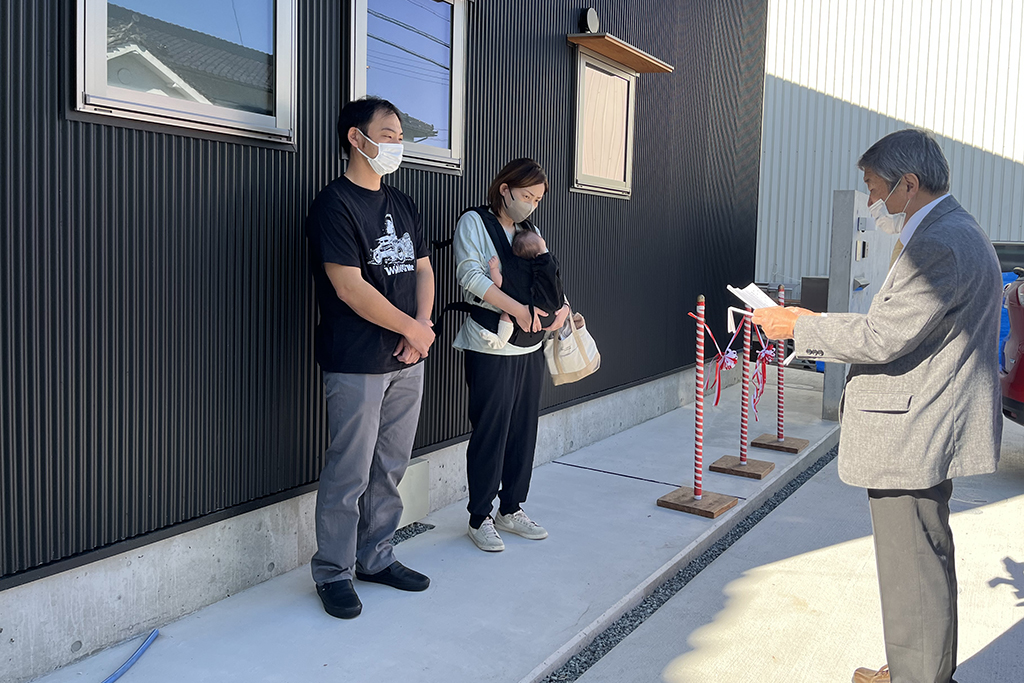 宍粟市の木の家　引渡式