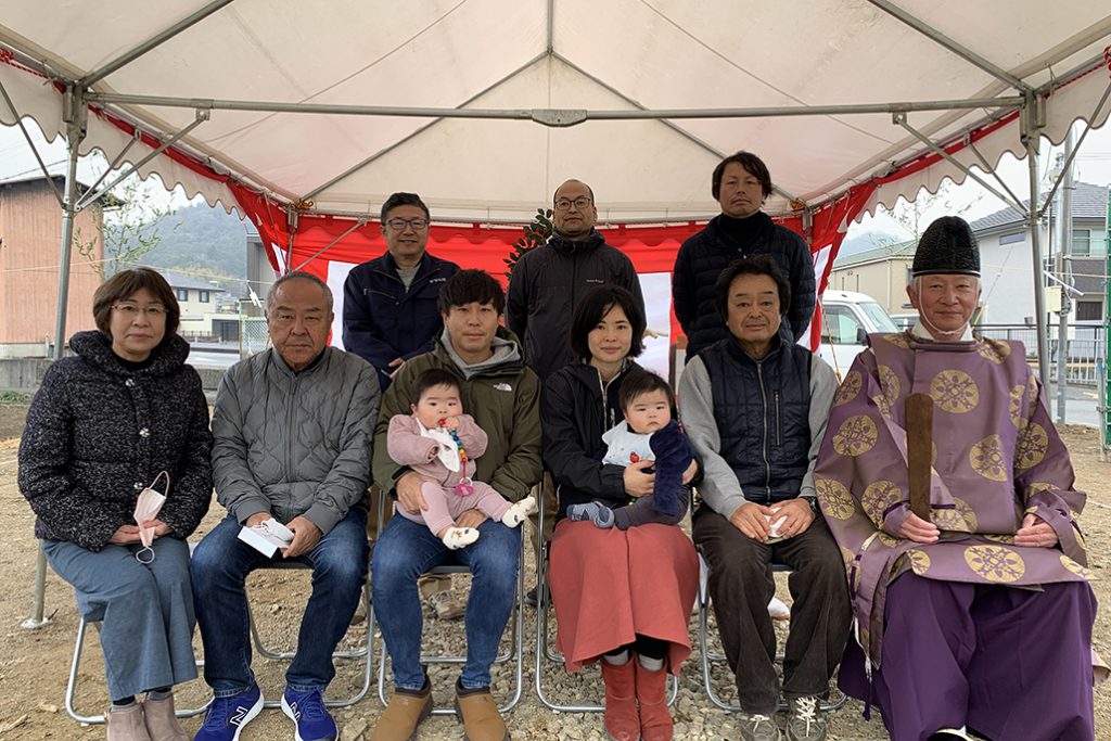 神崎郡の木の家　地鎮祭