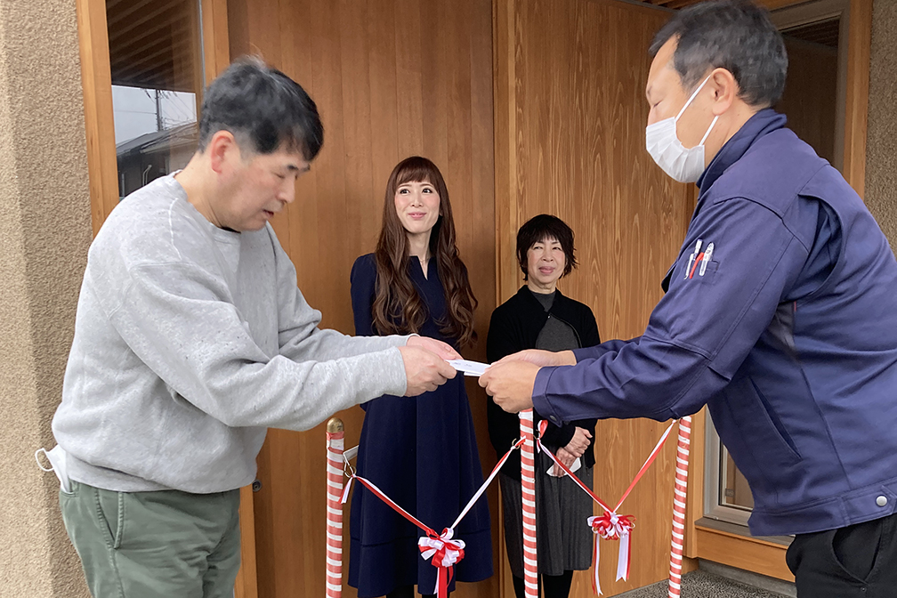 姫路市の木の家　引渡式