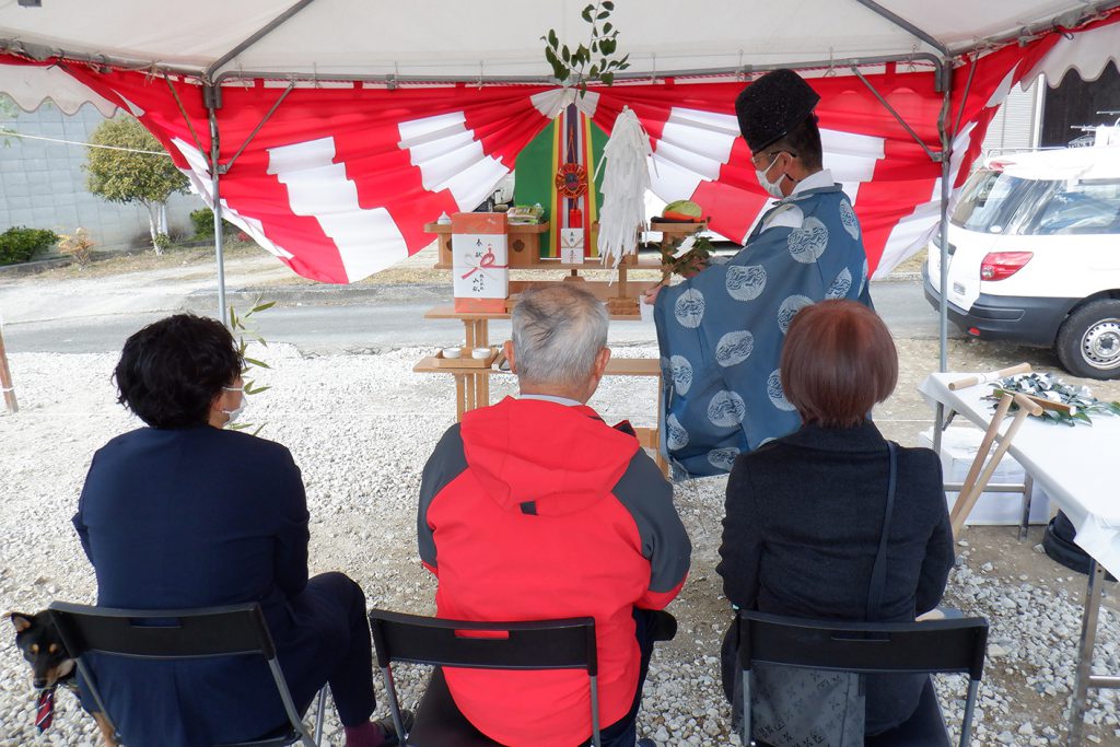 姫路市の木の家　地鎮祭