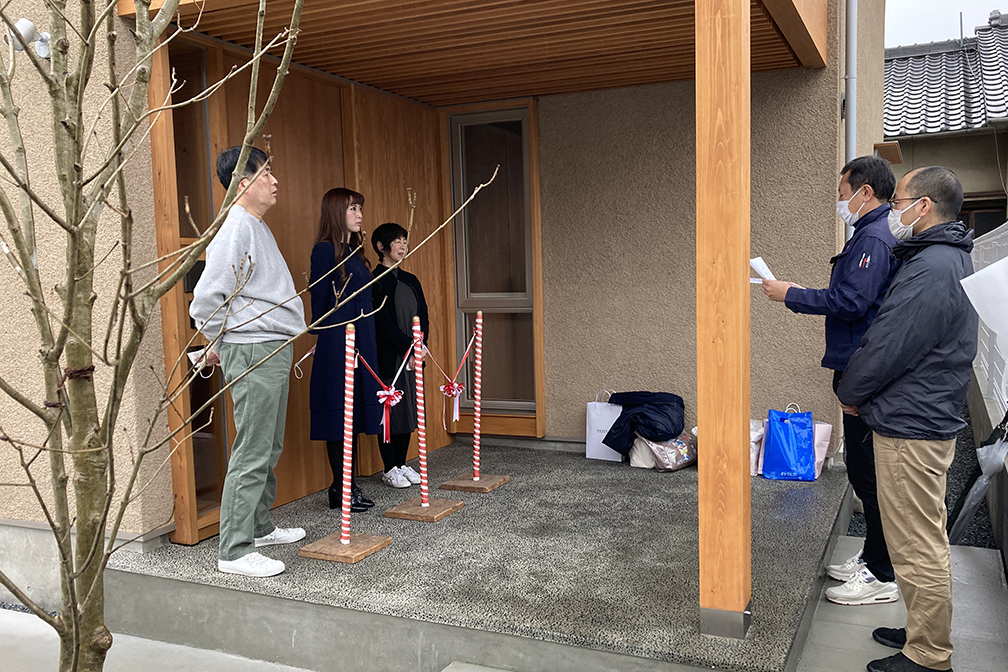 姫路市の木の家　引渡式