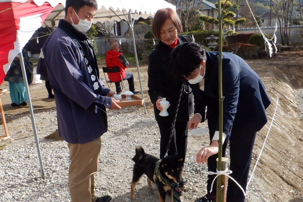 姫路市の木の家　地鎮祭