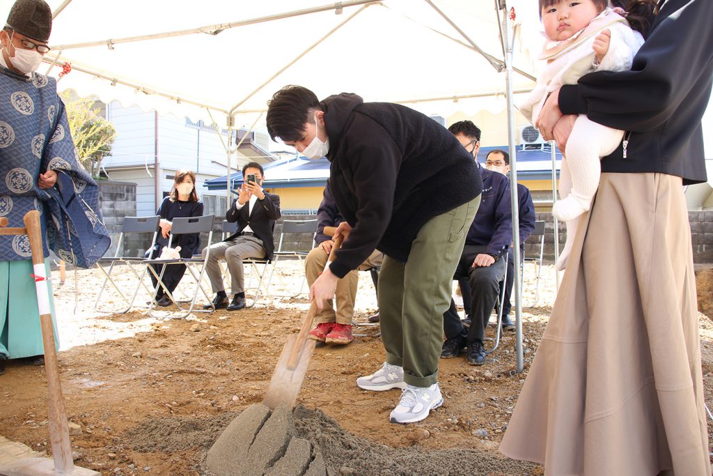 三木市の木の家　地鎮祭